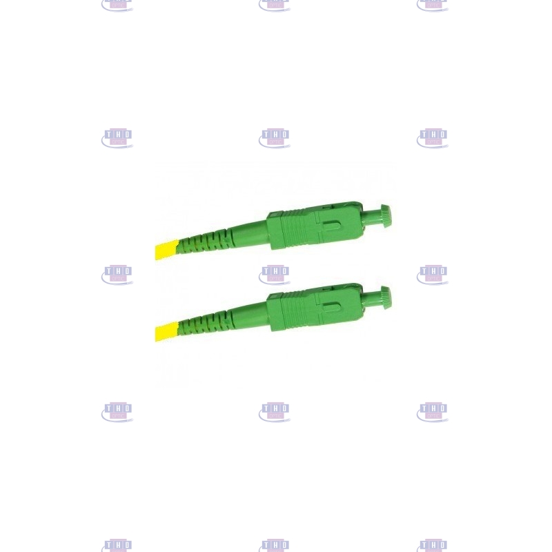 Jarretière simplex monomode G657A2 1,6mm jaune SC/APC-SC/APC