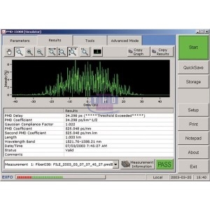 Kit d’analyse de PMD EXFO FTB-4 + FTB-5500B