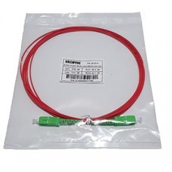 Jarretière simplex monomode G657A2 1,6 mm rouge SC/APC-SC/APC