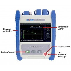 Mini OTDR monomode DEVISER AE1000B 1310/1550 nm, 33/31 dB