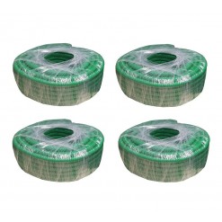 Lot de 10 gaines fendues vertes en PVC Ø 18 mm