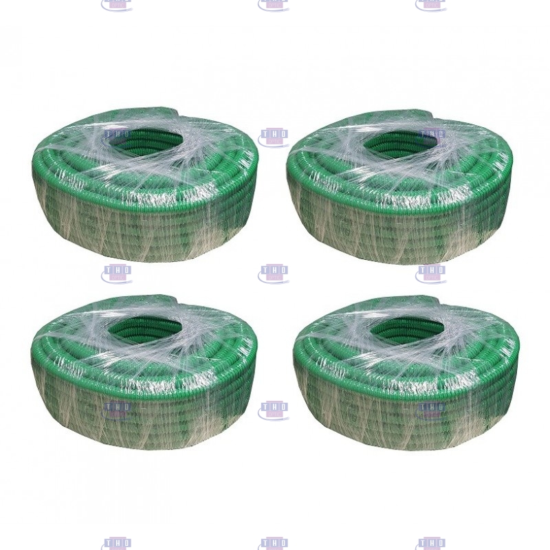 Lot de 10 gaines fendues vertes en PVC Ø 18 mm