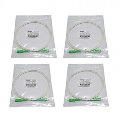Lot de 500 jarretières Abonnés FTTH 2 m G657A2 blanches Ø2,8 mm SC/APC-SC/APC