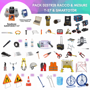 Pack outillage Distrib Racco & Mesure T-57 SmartOTDR