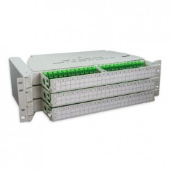 Tiroir pivotant 3U 144FO SC/APC sans pigtails charnière gauche