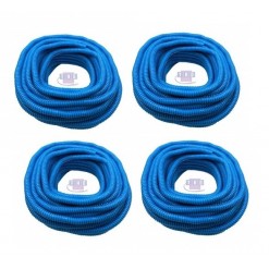 Lot de 10 bobines de gaine fendue bleue PVC