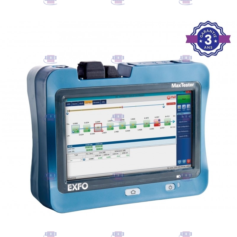 Mini IOLM monomode EXFO MaxTester 715D 1310/1550 nm 32/30 dB