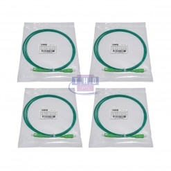 Carton de 600 Jarretière optique simplex monomode G657A2 1,6mm verte SC/APC-SC/APC
