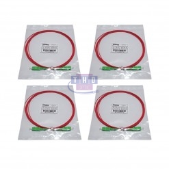 Carton de 600 Jarretière optique simplex monomode G657A2 1,6mm rouge SC/APC-SC/APC