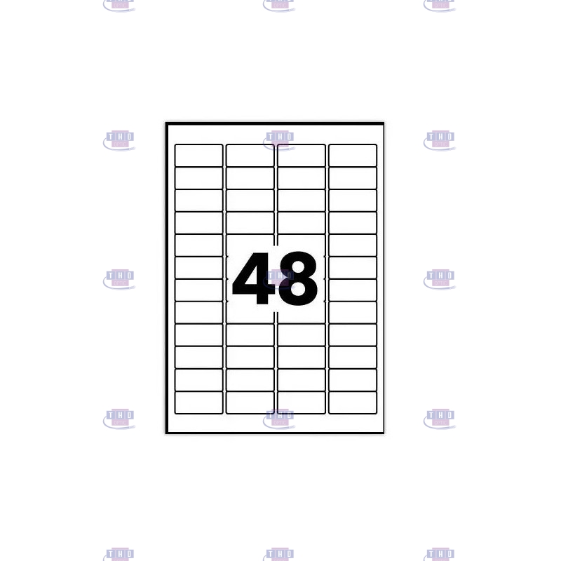 Lot de 480 étiquettes PMGC FREE 45,7x21,2mm blanche