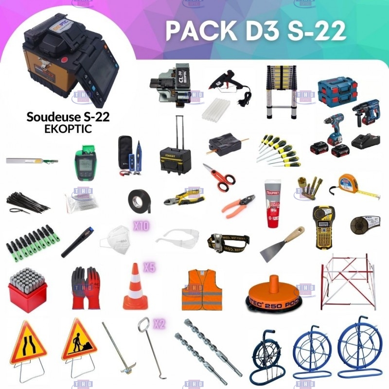 Pack FTTH D3 Raccordement S-22