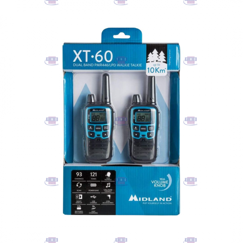 Paire de talkies-walkies Midland XT60