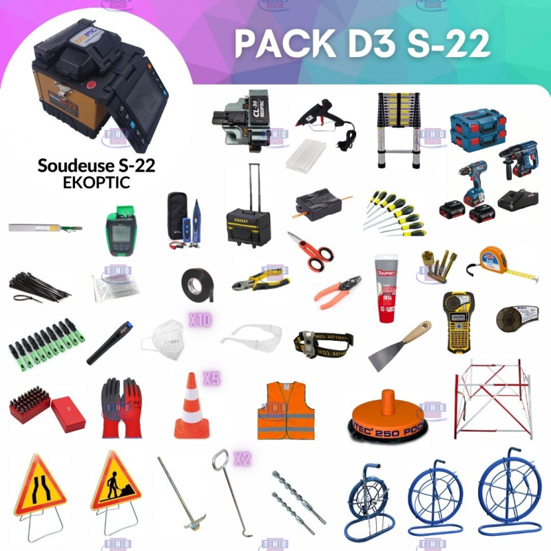 Pack FTTH D3 Raccordement S-22
