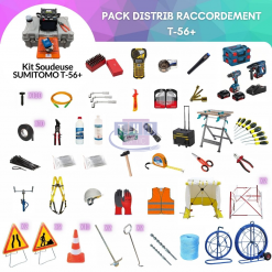 Pack FTTH Distrib Raccordement T-56+