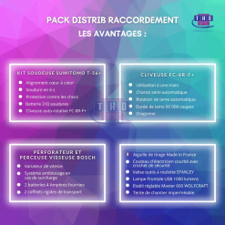 Pack FTTH Distrib Raccordement T-56+