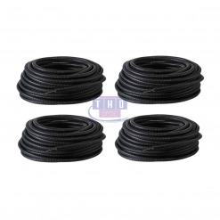 Palette de gaines fendues noires en PVC Ø 18 mm