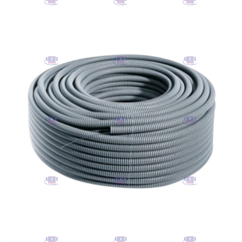 Palette de gaines fendues grises en PVC Ø 18 mm