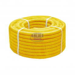 Palette de gaines fendues jaunes en PVC Ø 18 mm