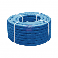 Gaine fendue bleue en PVC Ø 18 mm