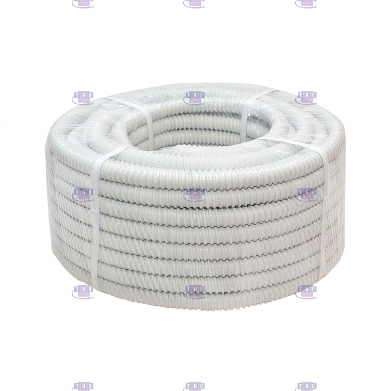 Lot de 10 gaines fendues blanches en PVC Ø 18 mm
