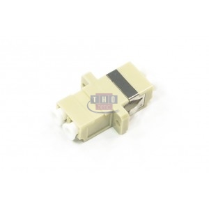 Raccord duplex multimode beige LC/PC