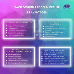 Pack FTTH Distrib Racco & Mesure 100S / SmartOTDR