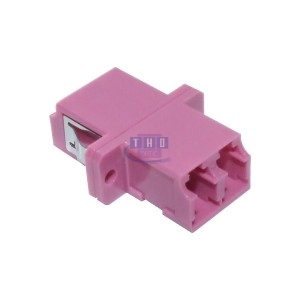 Raccord duplex multimode violet LC/PC