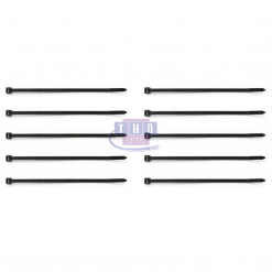 Carton de 250 sachets de 100 colliers noirs 200 x 3,6 mm