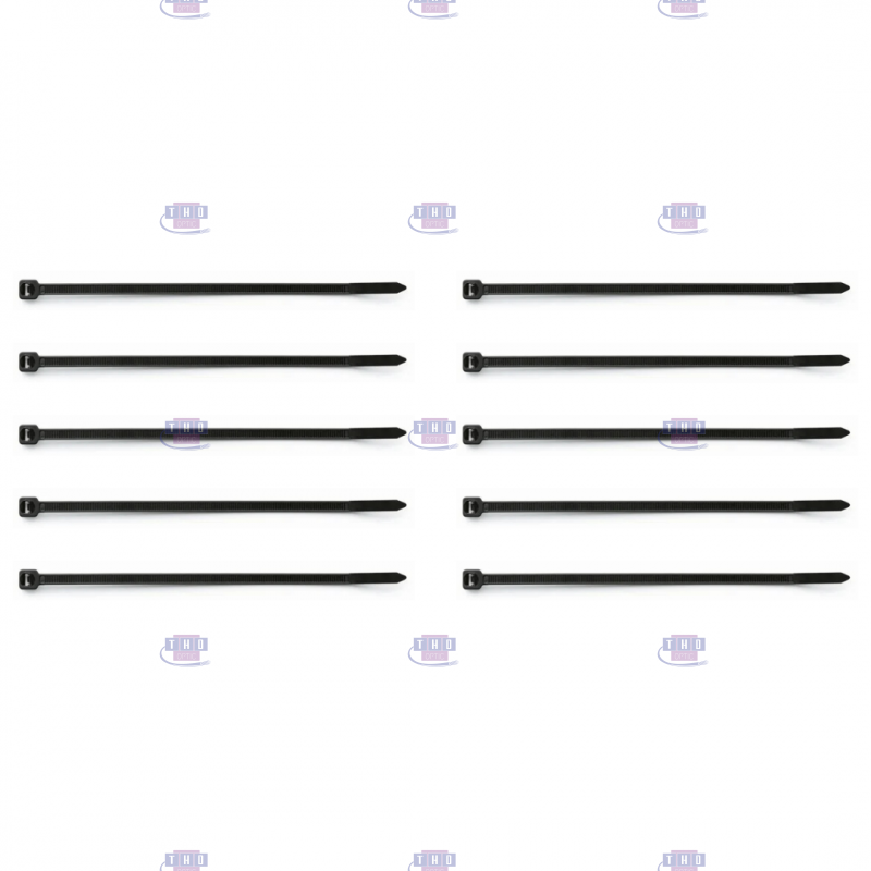 Carton de 110 sachets de colliers noirs 290 x 4,8 mm