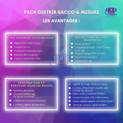 Pack FTTH Distrib Racco & Mesure 100S / SmartOTDR