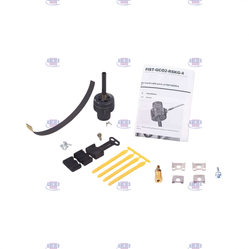 Kit Entrée / sortie bloc gel ronde GCO2 3 ports 6,5-8 mm